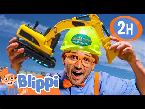 excavators children|Blippi Blippi Visits a Construction Site! .